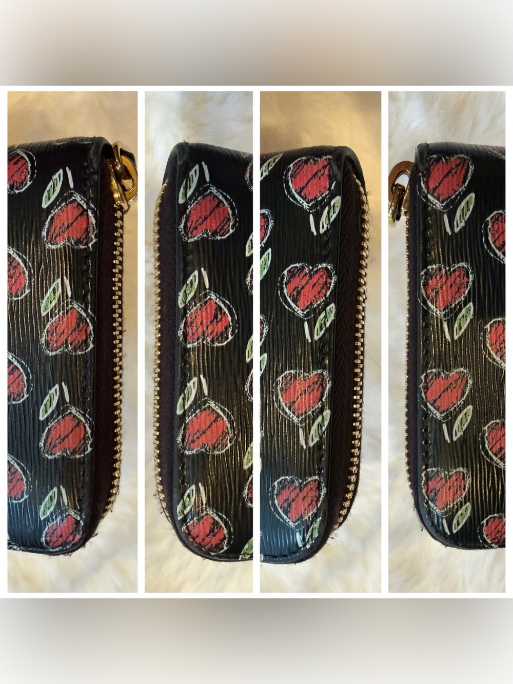 Prada Vitello Move Love Continental Zip Wallet - Picture 6 of 13